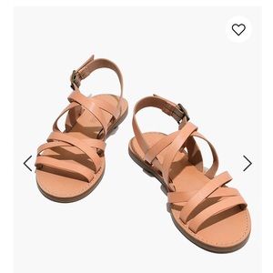 Madewell boardwalk multi strap sandal